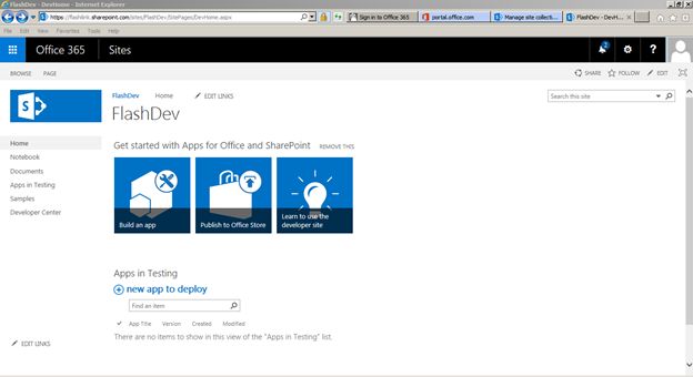 SharePoint office 365 site
